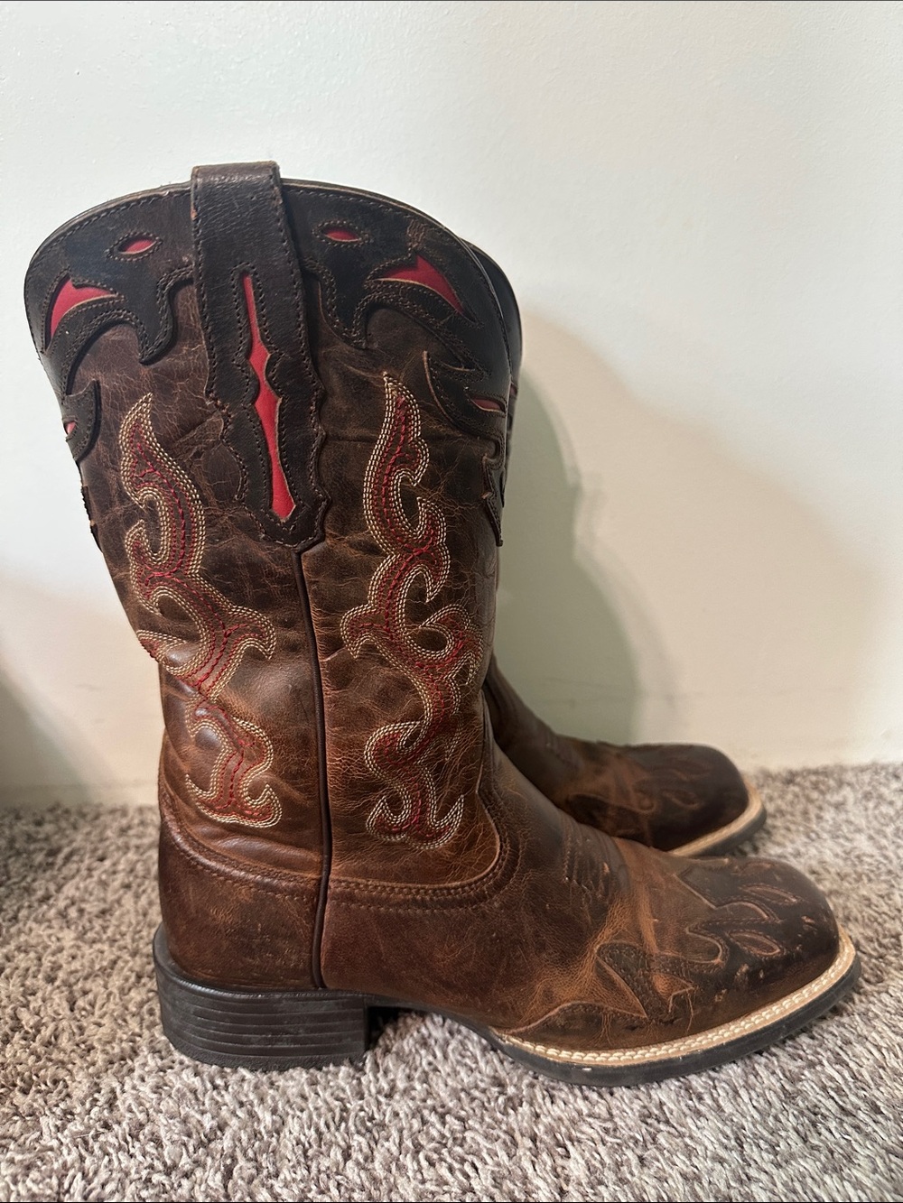 Ariat Western Boots Women’s Cowboy Sidekick Size 7.5 - Picture 4 of 14